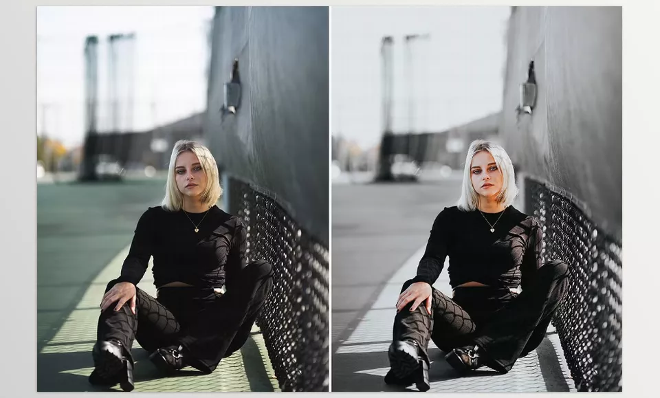 Creative Market - 10 CHARCOAL Lightroom Mobile Preset - Transform your photos with deep, moody tones.