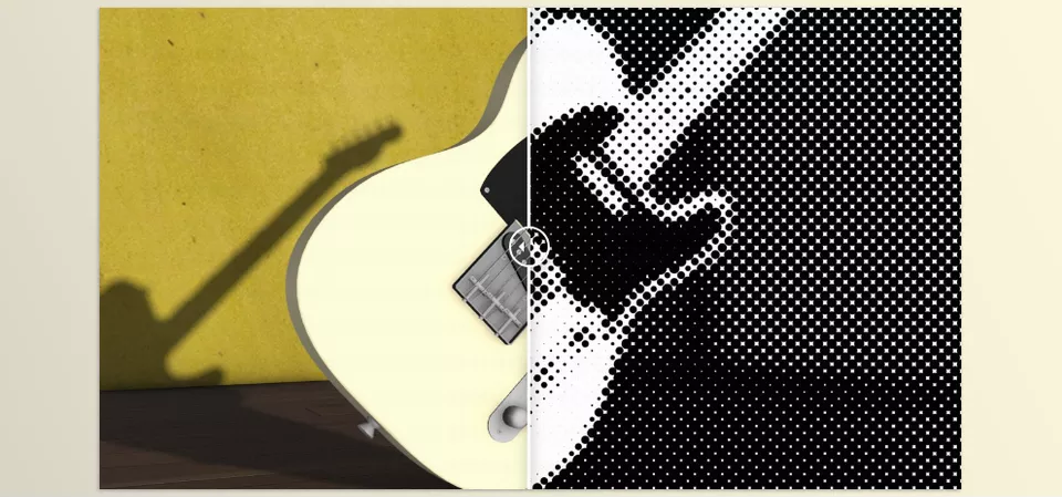 m's Halftone - effect only processing