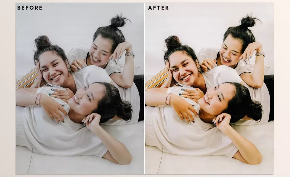 Creative Market - Family Lightroom Presets - Transform your photos with trendy film-inspired tones!