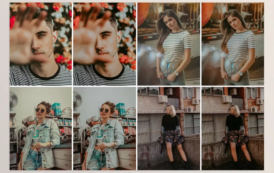 101. Moody Faded Preset - Effortlessly enhance your images with a timeless, cinematic look!
