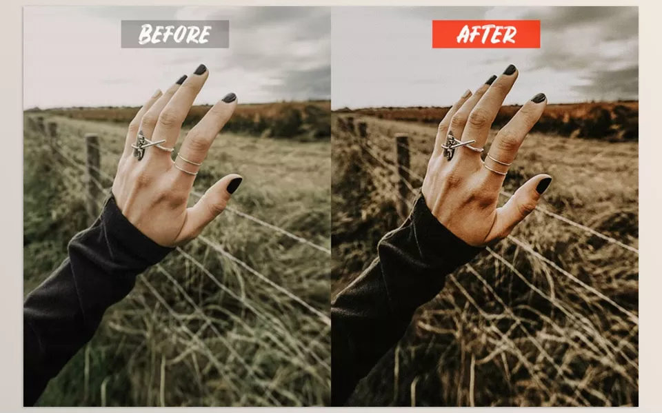 Creative Market - Vintage Lightroom Presets - Achieve stunning vintage looks with just a few adjustments.