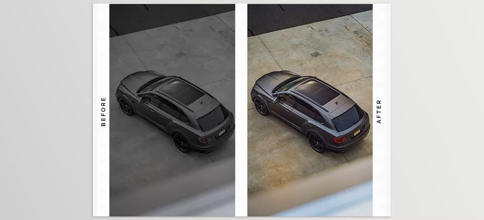 60 Professsional Car Photoshop Actions and Profiles  - Bring out the true character of your car shots with clean tones and rich contrast.