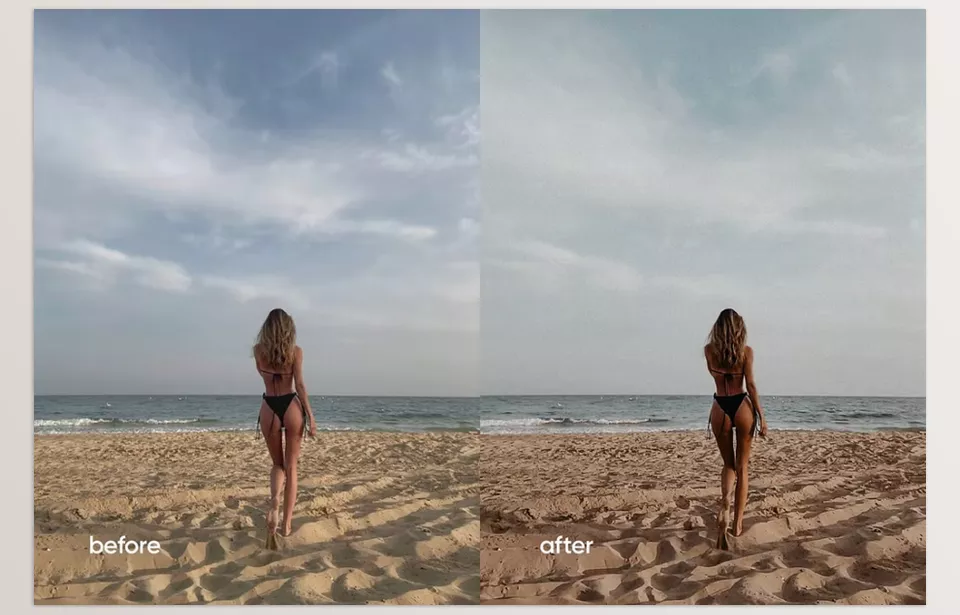 Creative Market - 7 SUNKISSED LIGHTROOM PRESETS - Soft golden tones that bring warmth and clarity to every shot.