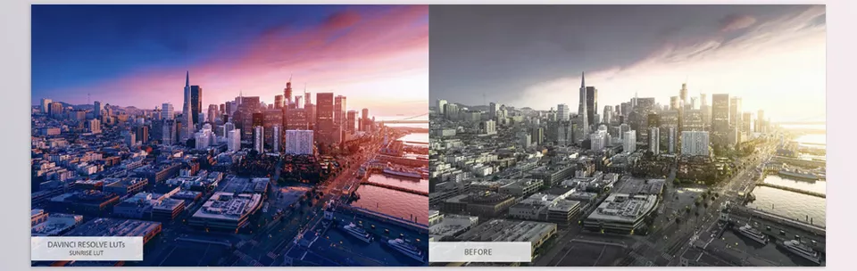 Creative Market - Davinci Resolve LUTs - Transform your footage with cinematic colour grading in DaVinci Resolve.