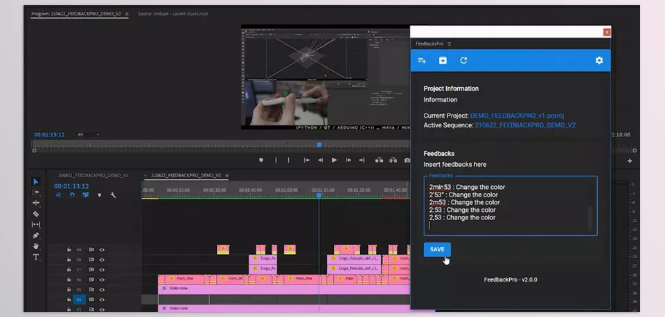 Aescripts - Feedback Pro - Managing feedback and versions in Premiere Pro has never been easier!