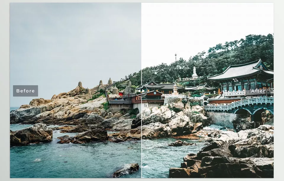 Creative Market - Busan Pro Lightroom Presets - Bring out vibrant colors and soft contrasts to create a balanced and inviting atmosphere in your images.