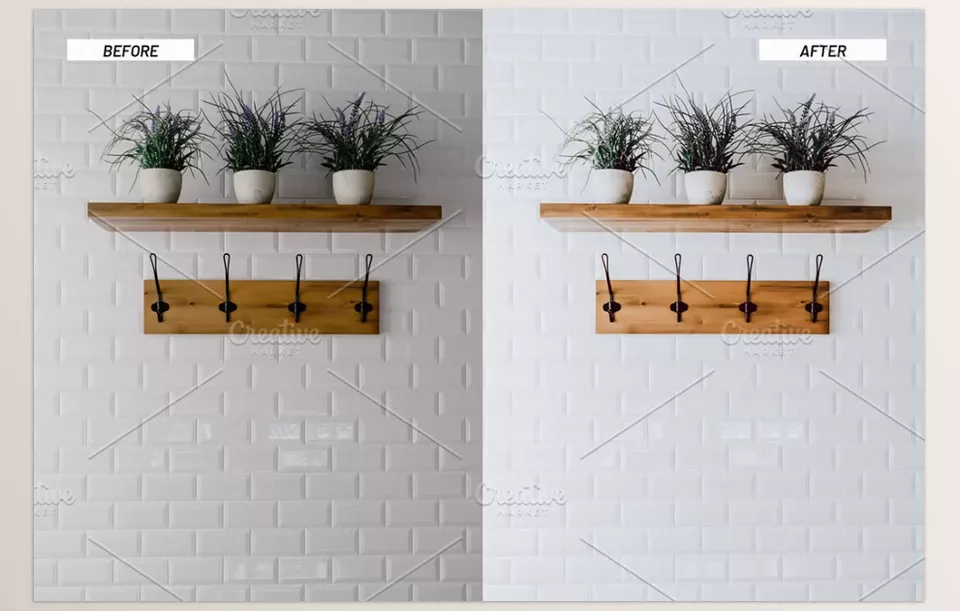 Creative Market - Lightroom Presets Home and Interiors - Transform your everyday photos into bright, inviting scenes with a touch of professional polish.