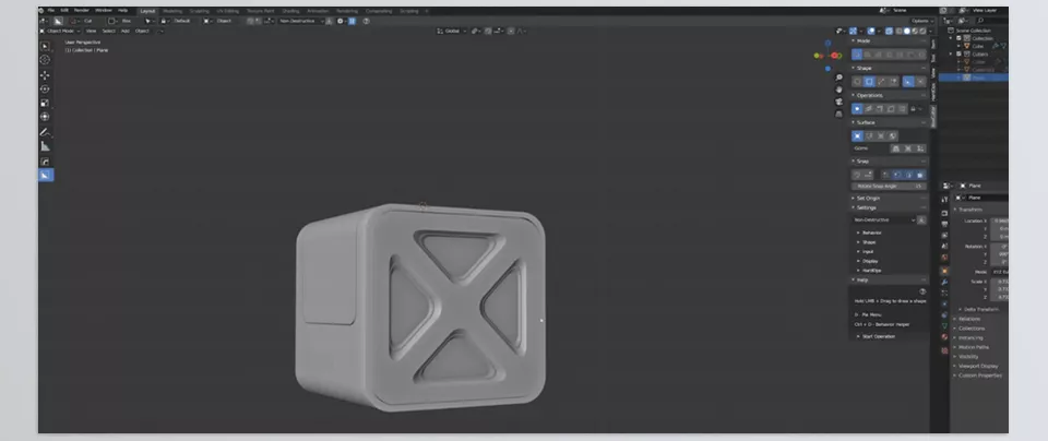 Making a Boxbot in Blender - Easily and Quickly Make a BoxBot!