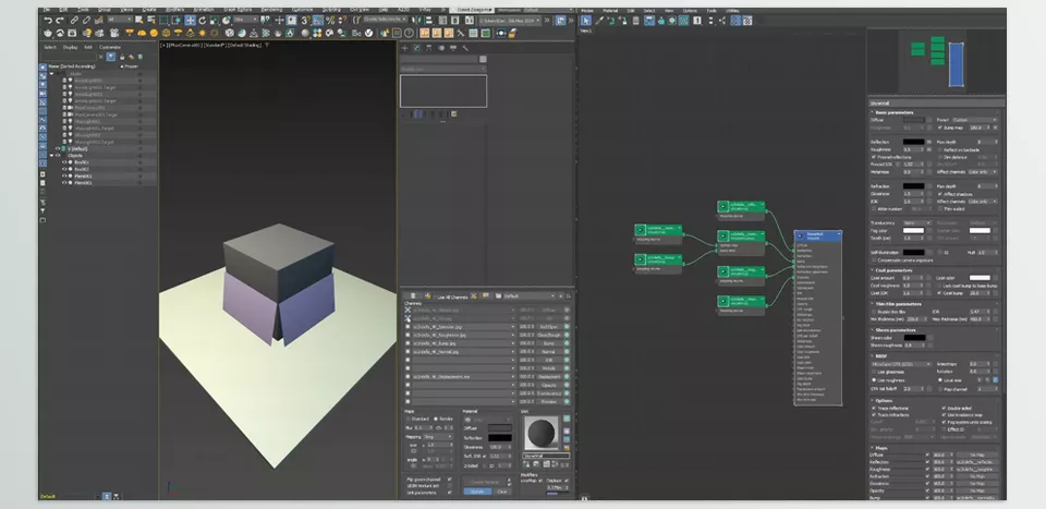 Material Texture Loader - It supports various texture workflows and accelerates the material creation process.