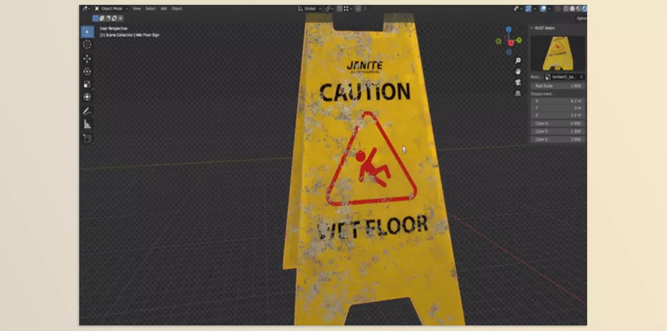 Rust Blender Addon - you can add your basic texture in the addon panel.
