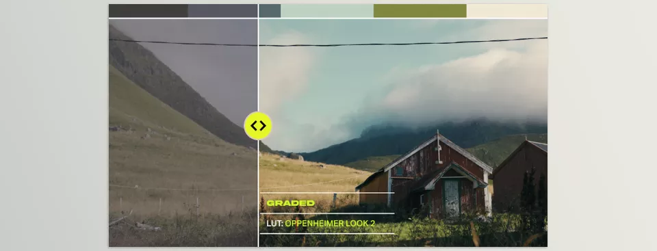 OPPENHEIMER LOOKS - A cinematic color palette that captures the vintage film aesthetic with rich contrasts and nuanced tones.