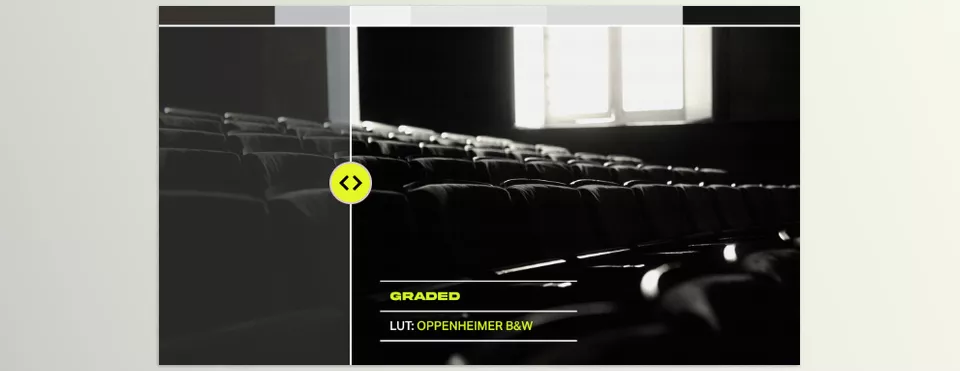 OPPENHEIMER LOOKS - Transform flat footage into a dramatic, textured masterpiece reminiscent of classic film stocks.