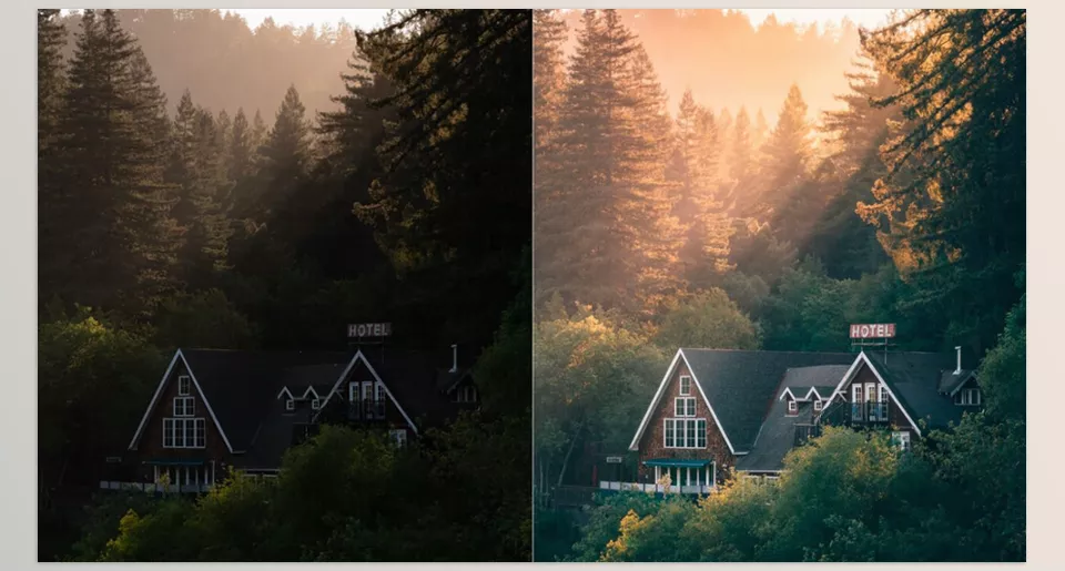 Lightroom Presets The 2023 Meshna Masterpack - Capture the warmth and depth of a perfect golden hour, where every color feels rich yet natural.