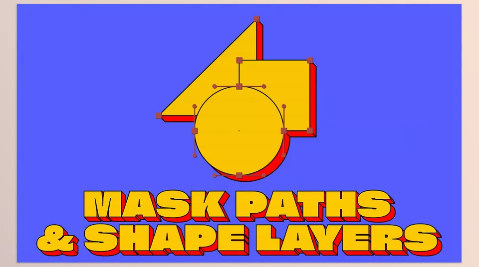 Aescripts - Extrude - Mask paths and shape layers.