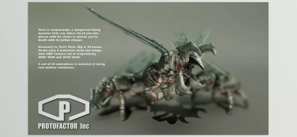 MONSTER PACK VOL 4 - Included: Hideoplast, Letalobrach, Scolomoprh, Tetrachnide, Vespomorph.