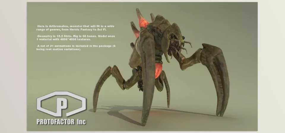 Monster Full Pack Vol 1 - Original designs that seamlessly fit into a variety of genres, from heroic fantasy to sci-fi.