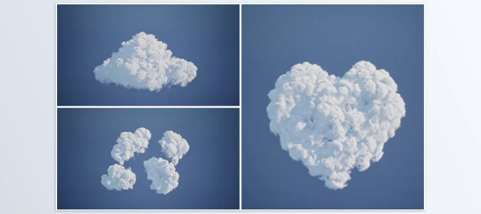 Clouds Generator Niagara Fluids - 10 Niagara Fluids Systems with different effects.