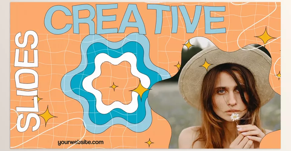 Colorful Creative Slides DaVinci Resolve - a versatile template featuring 4 animated slides. Each scene includes a media placeholder, customizable colors, and editable text.