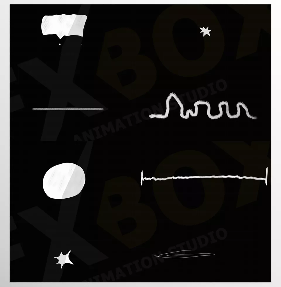 Abstract Scribble Elements DaVinci Resolve - perfect for crafting eye-catching overlays, transitions, and animations that feature a distinctive and artistic touch.