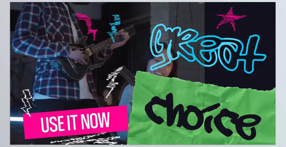 Rock Slides for Premiere Pro - Ideal for promoting concerts, festivals, or cultural events.