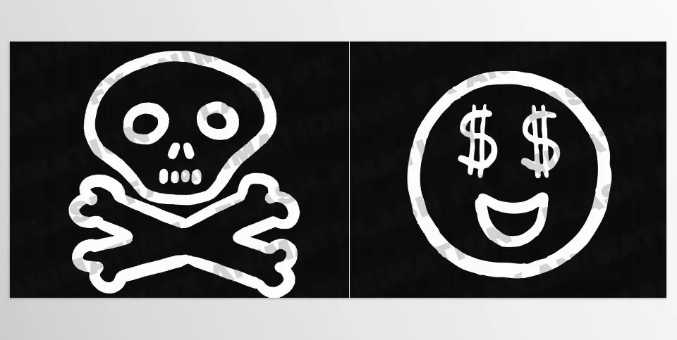 Minimal Scribble Grunge Emotion Animations After Effects - Hand-drawn animations