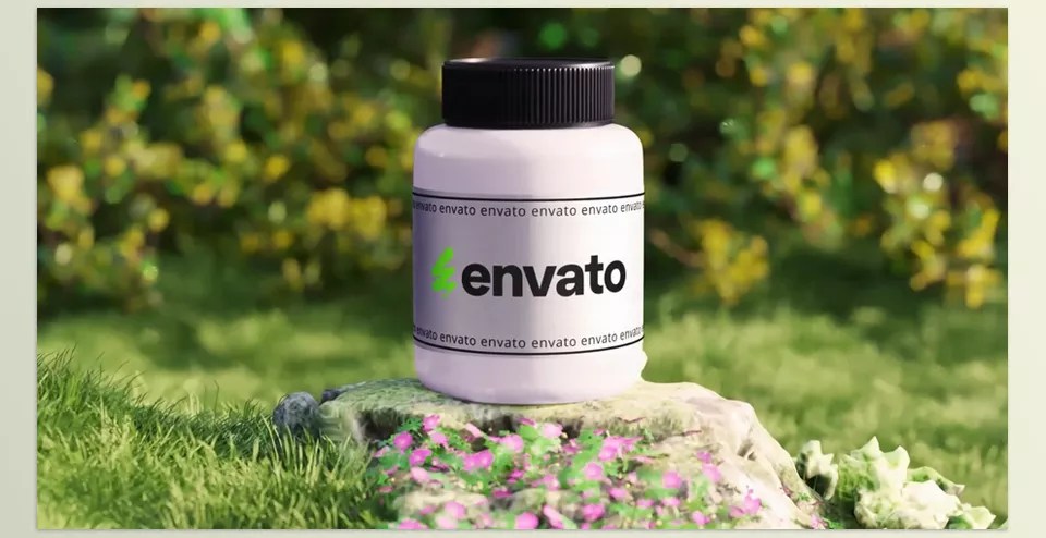 3D Nature Product Mockup plus Vertical - full HD resolution!