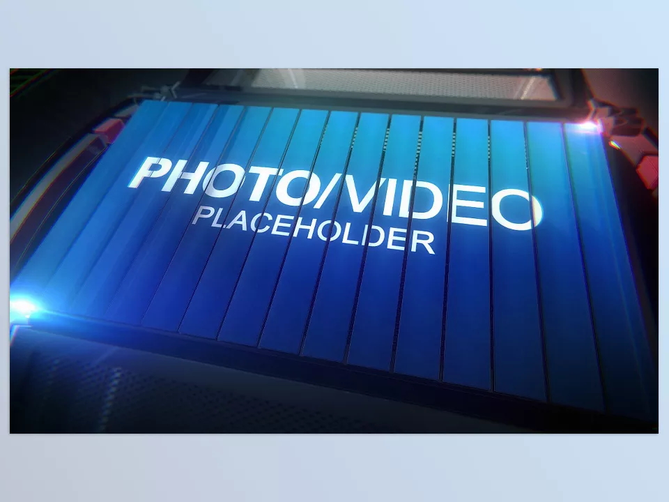 Videohive - 3D Digital Presentation - Depth of field and chromatic aberrations, with smooth flying transitions.