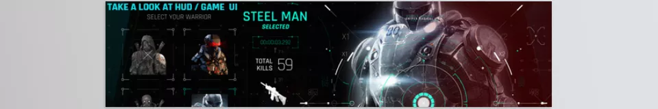 HUD UI Game Target 1 - specially designed for the gaming industry and HUD UI Interface.