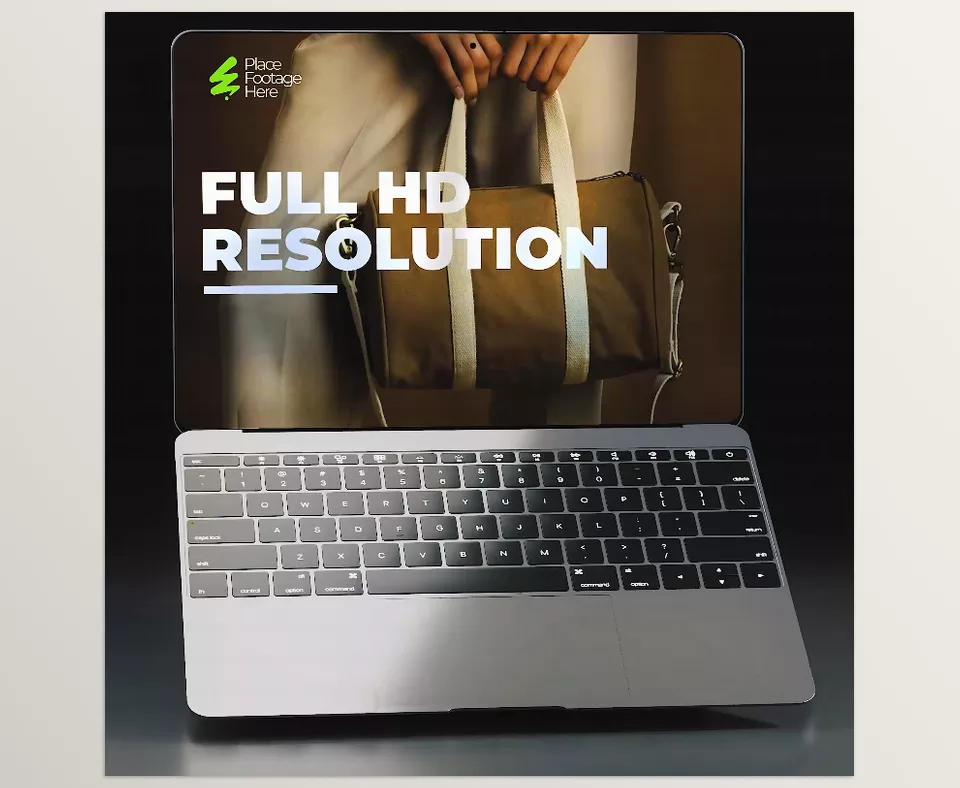 Dynamic Laptop Screen Display Mockup Premiere - a stunning resolution of 3840x2160