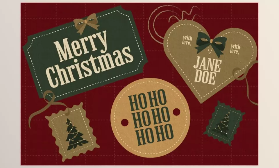 Seryfold - Perfect for editorials, posters, magazines, and holiday-themed social media posts.