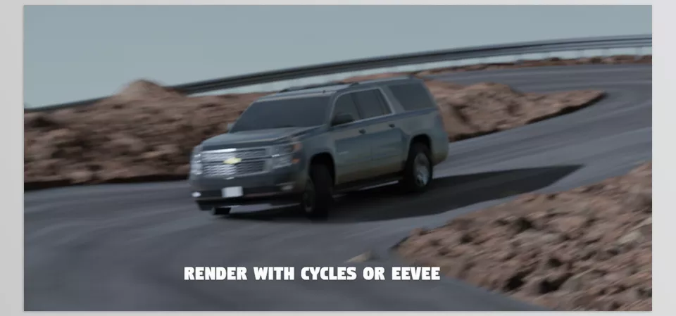 Rigicar - Render with Cycles and Eevee