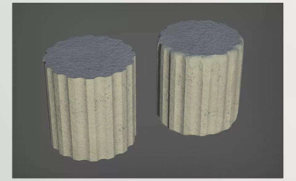 PolyDamage for 3ds Max - adjust the depth of damage