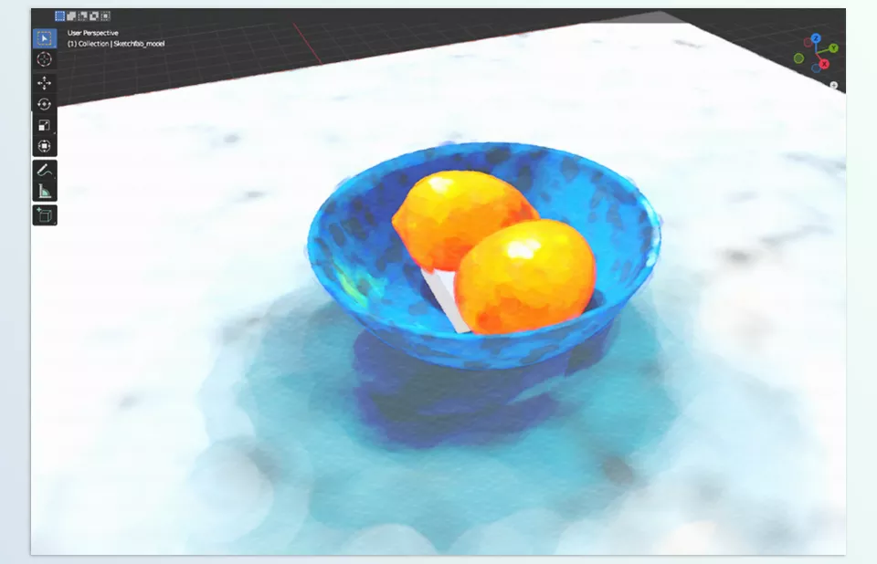 Watercolor Renderer - Local vertex painting