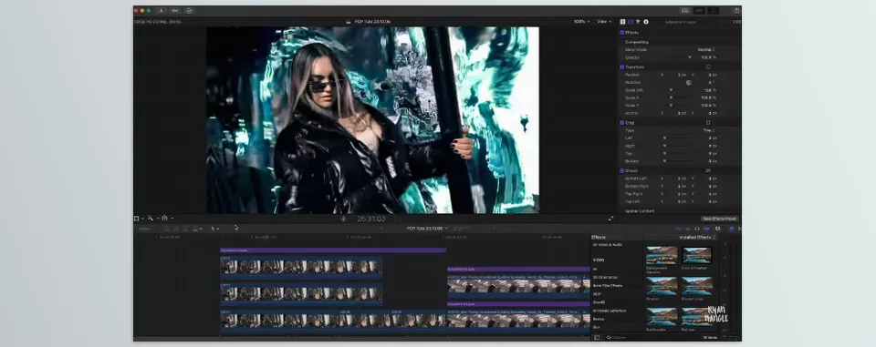 Effects Expansion Pack Final Cut Pro - Transform your clips with unique, cinematic effects like Glint and Heatwave.