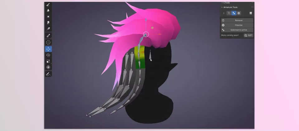 Armature Tools - Quickly edit and transfer weights between bones for easier rigging.