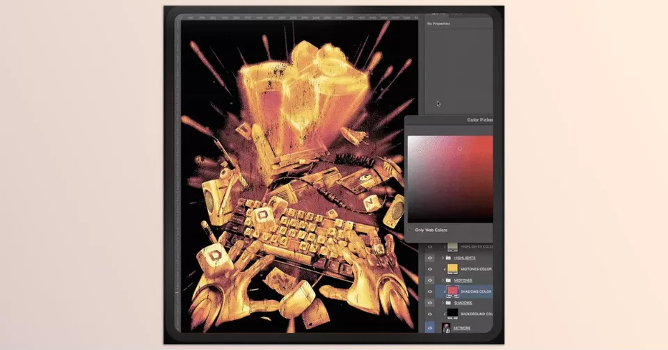 Doron Studio - mobGlow Photoshop Plugin - Soft, cinematic glow effects instantly enhance your designs.