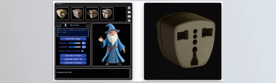 Aescripts - 3D Wizard - Transform your designs from flat to dynamic with a single click, turning 2D artwork into fully realized 3D models in no time.