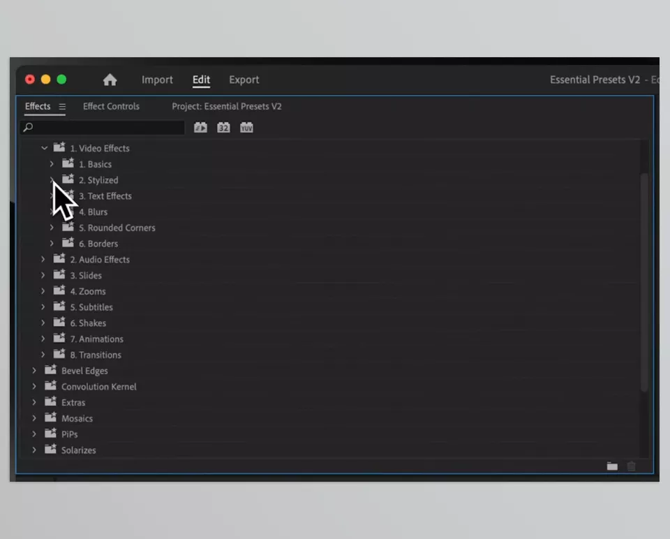 SKTadas - Premiere Pro Essential Presets - Create polished animations and transitions instantly.