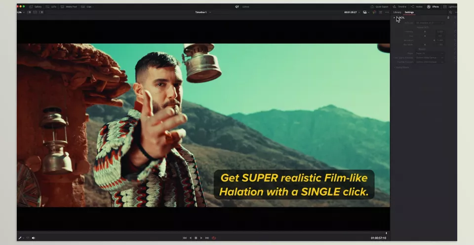 QT Halation - A subtle glow that brings cinematic magic to your frames.