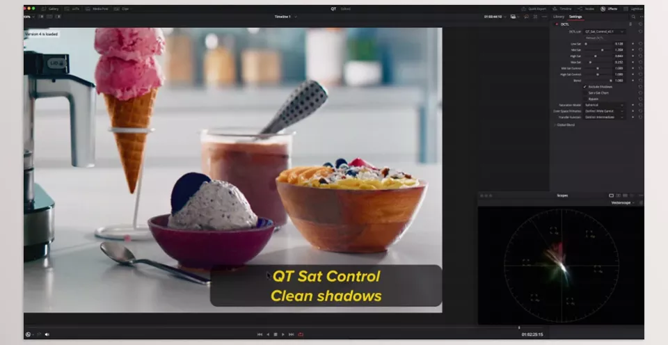 QT Saturation Control - Vivid hues blend seamlessly with shadows, creating an immersive and dynamic range of colours.