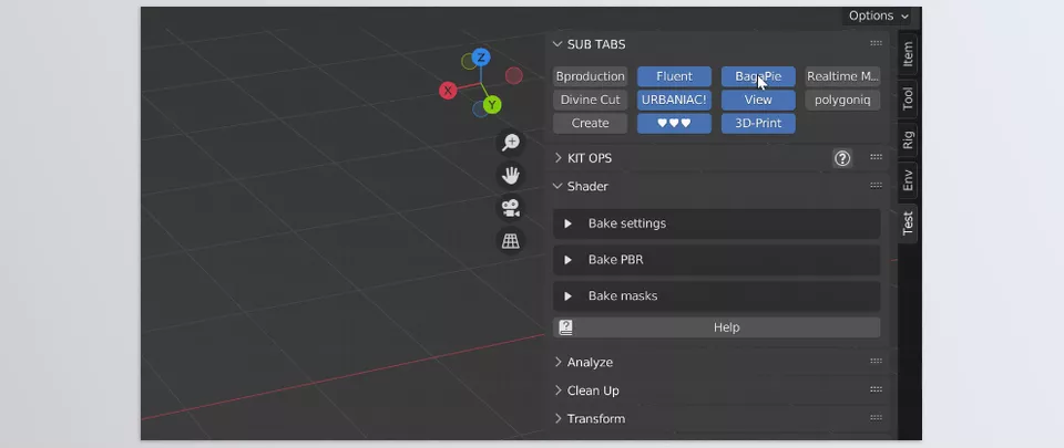 N Panel Sub Tabs - Easily manage multiple add-on tabs with customizable settings for a cleaner, more efficient workspace.