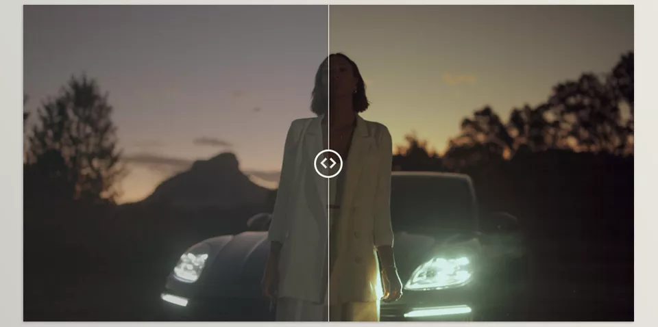 Cinematic Video LUTs - A dramatic color shift brings a fresh mood to your footage, enhancing its cinematic feel.