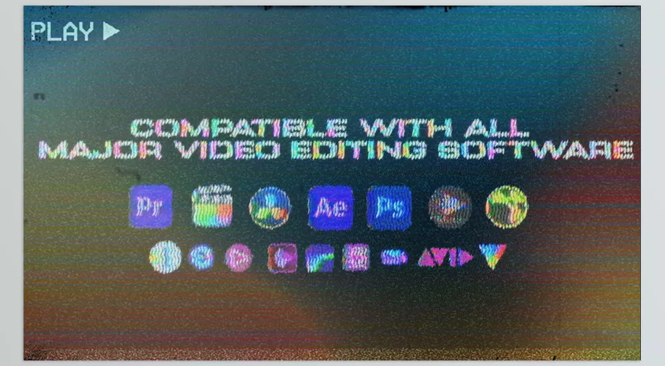 Overlayfx - CRT Matrix - Add a retro touch to your visuals with authentic analog textures and effects that capture the essence of classic CRT screens.

