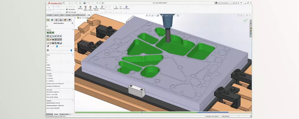 Design and generate precise toolpaths directly within your CAD environment to streamline the manufacturing process.
