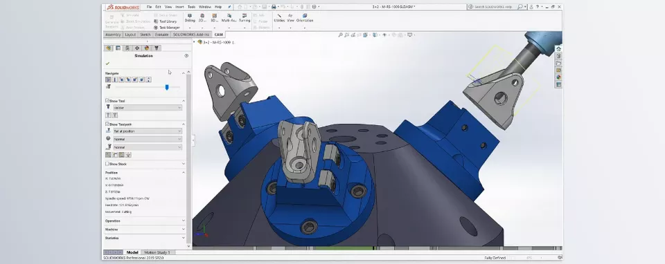 Maximize machining efficiency with advanced multi-axis programming for both milling and turning operations.
