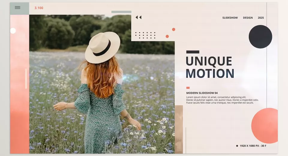 Videohive - Modern Slideshow - Bring your visuals to life with a sleek, customizable animation perfect for any project.
