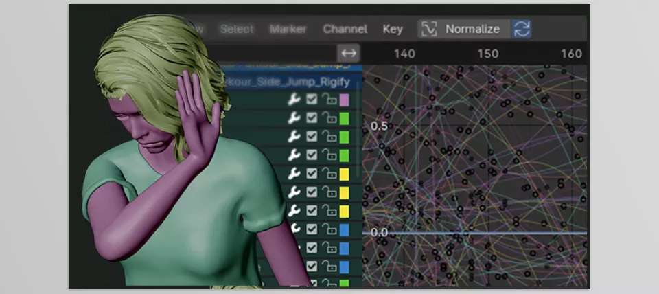 Simple F-Curves - Shape your animations faster and easier right from the Timeline.