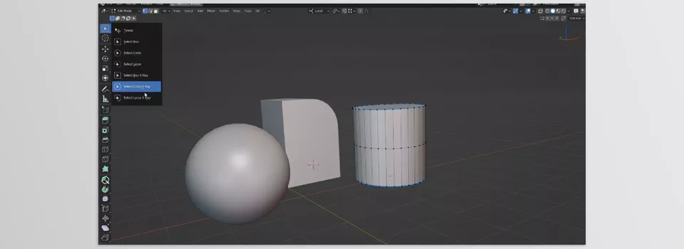 X-Ray Selection Tools - Select with precision using advanced box, circle, and lasso tools that adapt to your workflow.
