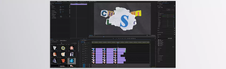 Cut-Out Letters Animations Pack - Add a creative twist to your content with high-quality animated letters, numbers, and symbols.
