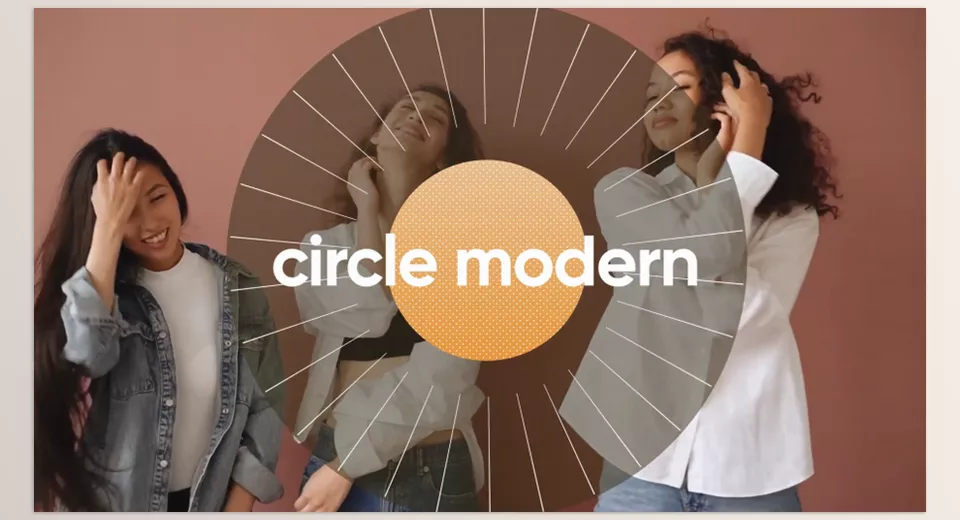Videohive - Circle Modern Video Slideshow - Create stunning visuals with ease using this fully customizable After Effects template.
